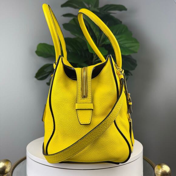 💎✨Authentic PRADA Girasole Vitello Grain Leather Two-Way Tote Bag - Picture 4 of 8